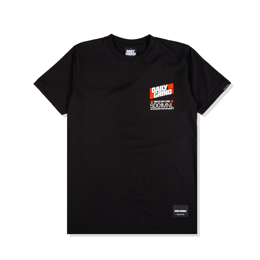 DAILY GRIND DRAP TSHIRT BLACK