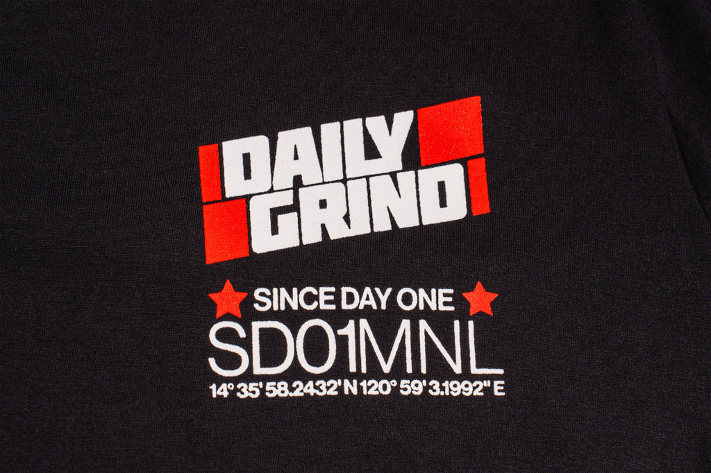 DAILY GRIND DRAP TSHIRT BLACK