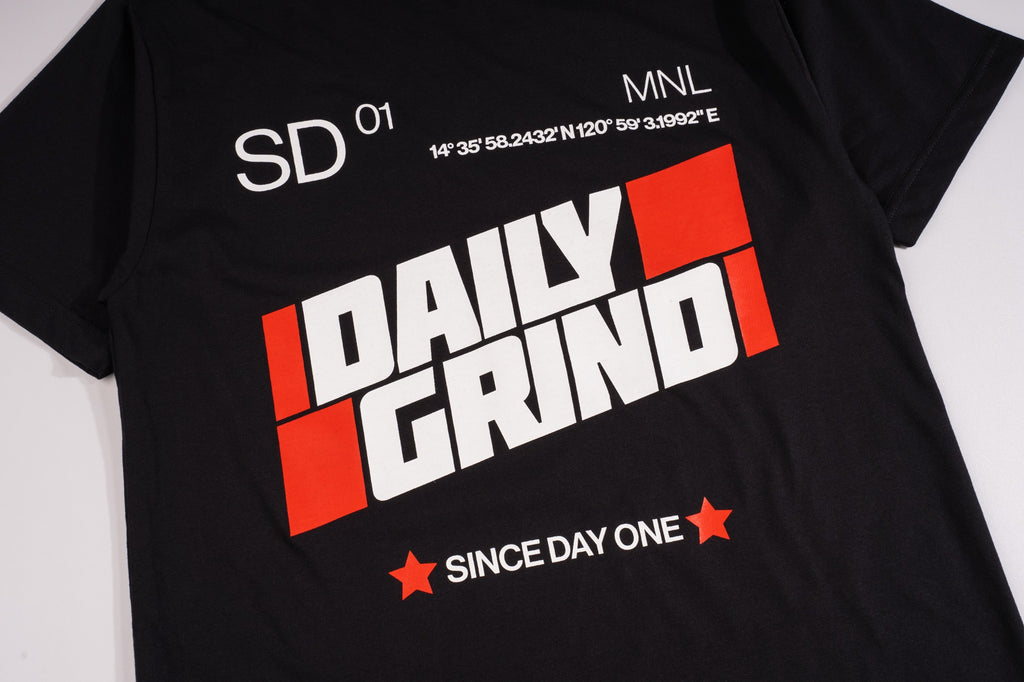DAILY GRIND DRAP TSHIRT BLACK