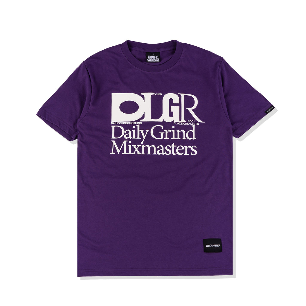 DAILY GRIND MIXMASTER TSHIRT PURPLE