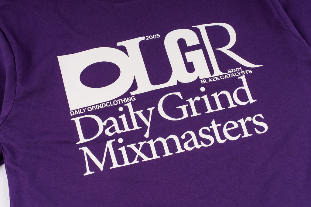 DAILY GRIND MIXMASTER TSHIRT PURPLE