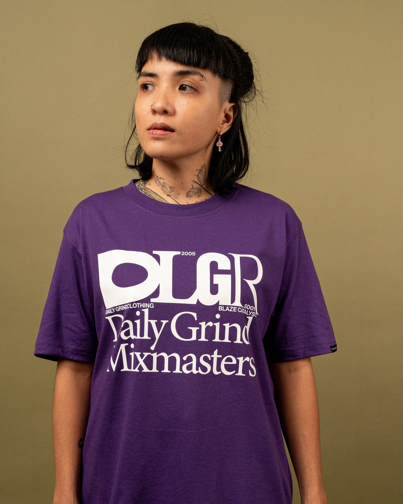 DAILY GRIND MIXMASTER TSHIRT PURPLE