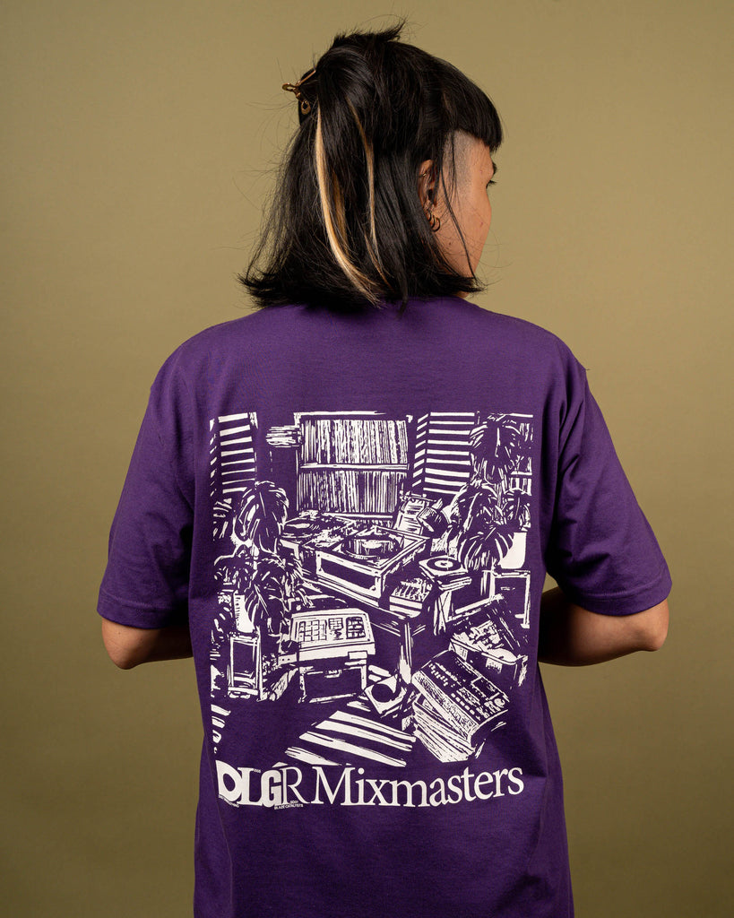 DAILY GRIND MIXMASTER TSHIRT PURPLE