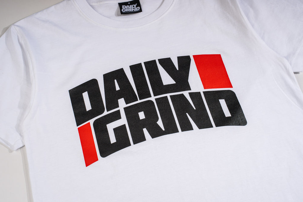 DAILY GRIND DRAFT TSHIRT WHITE