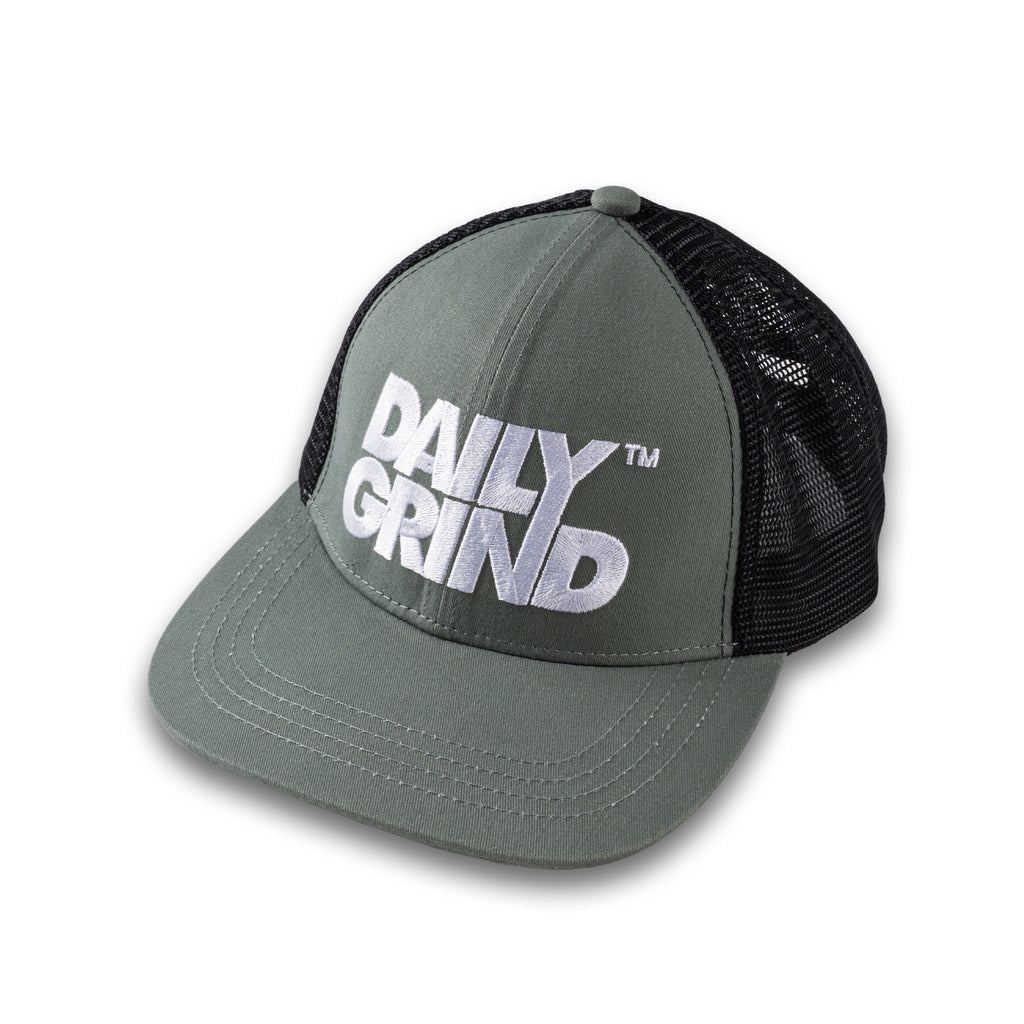 DAILY GRIND MAIN TRUCKER CAP VINE GREEN